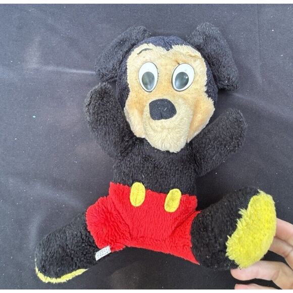 Vintage 1950’s Walt Disney Productions Mickey Mouse Plush Stuffed RARE - Picture 2 of 9